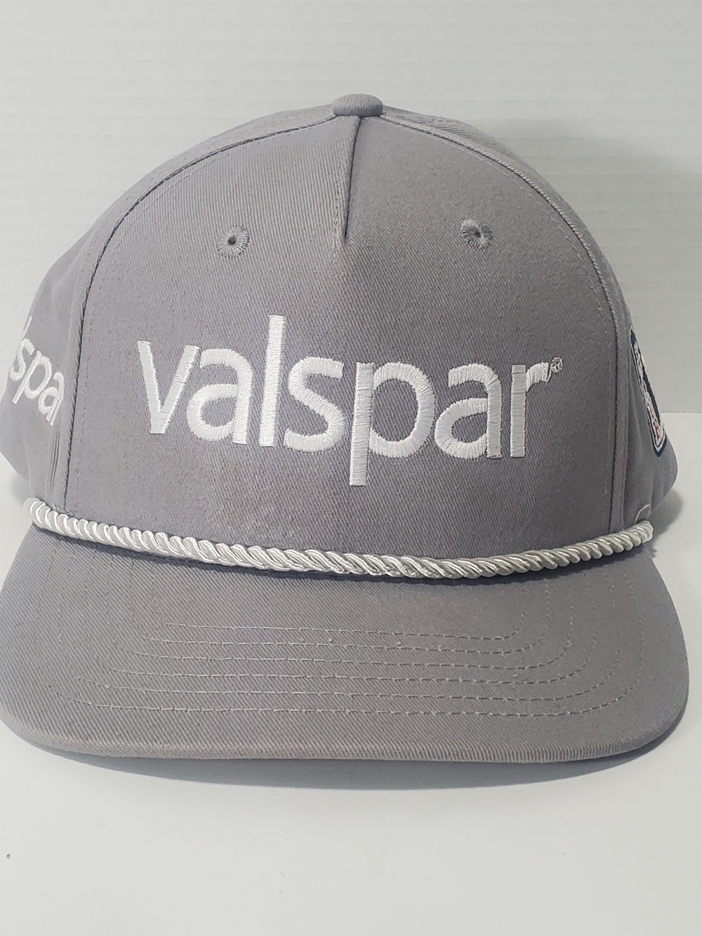 Valspar Golf Rope Hat Ahead PGA Tour Snapback Gray